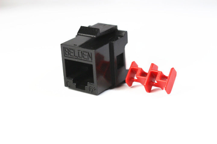 Belden AX101321 CAT6 RJ45 KeyConnect Jack Module, Black