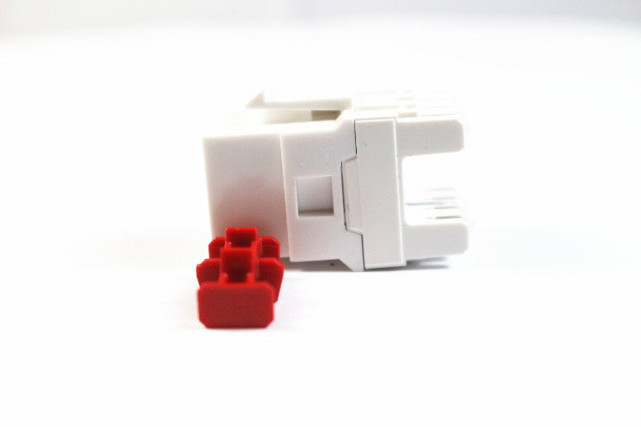 Belden AX101320 CAT6 RJ45 KeyConnect Jack Module, White – FalconTech