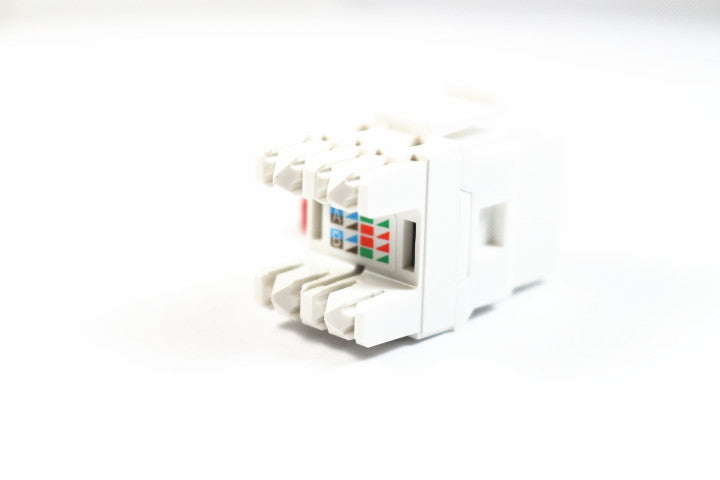 Belden AX101320 CAT6 RJ45 KeyConnect Jack Module, White – FalconTech