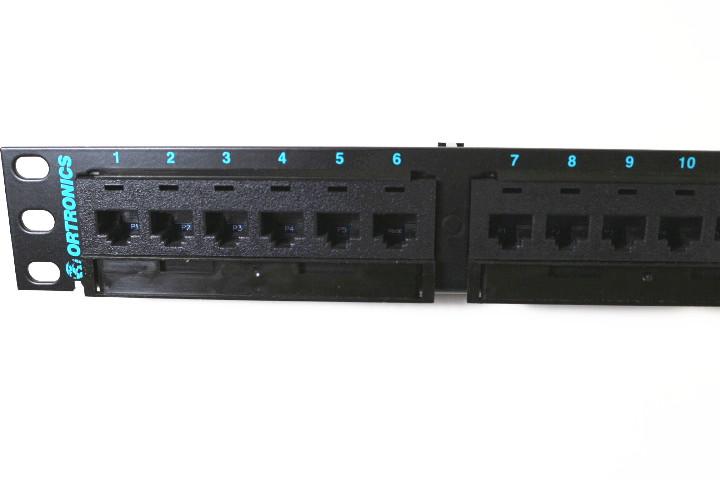 Ortronics OR-PHD66U24 24 Port CAT6 Patch Panel Clarity Rack Mount