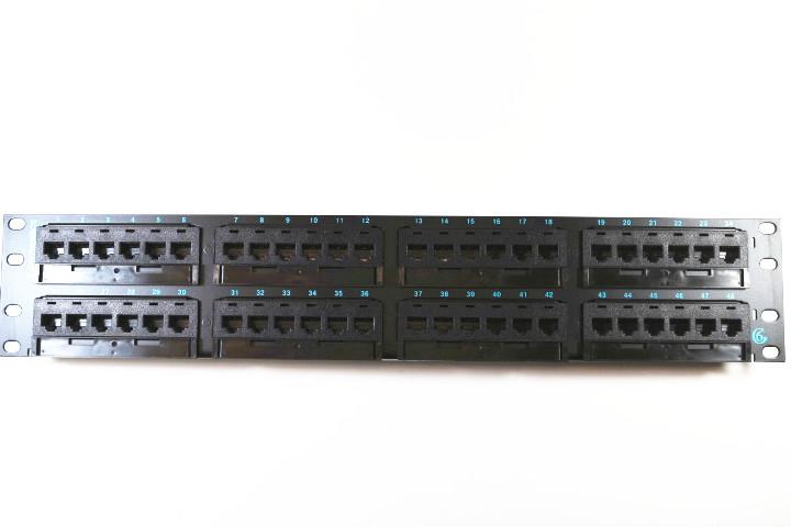 Ortronics PHD66U48 48 Port CAT6 Patch Panel Clarity Rack Mount – FalconTech
