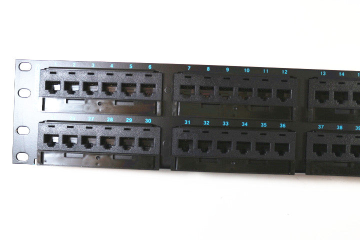 Ortronics PHD66U48 48 Port CAT6 Patch Panel Clarity Rack Mount – FalconTech