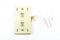 Belden AX104197 KeyConnect Faceplate, Ivory, 2 Port
