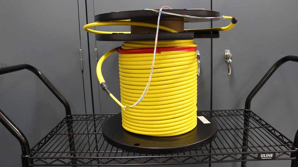 Armored 8.3/125 Single-Mode OS2 24 Fiber Pre-Terminated Fiber Optic Ca ...