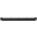 6910G-U24 Patch Panel, Leviton QuickPort, 24 Port, Modular (kitted with CAT6A jacks), Rack Mount