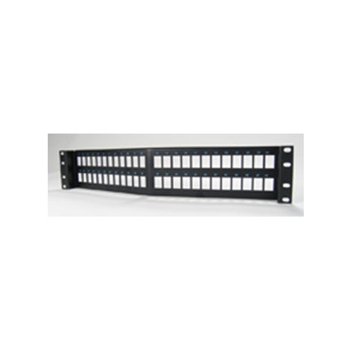 PHAPJU48 Ortronics Patch Panel, Clarity PJ, Angled, 48 Port Modular, R ...