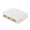 Panduit CBXQ6WH-A Mini-Com 6 Port, Quick Release Cover Surface Mount Box, White