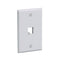 Panduit MIWBAWH Dual to Single Gang Reducer Mini-Com Adapter, White