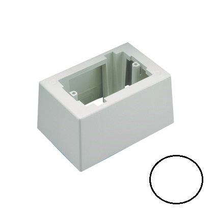 Panduit JB1DWH-A Mini-Com Single Gang, Deep Junction Box, White