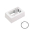 Panduit JB1WH-A Mini-Com Single Gang Junction Box, White