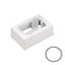 Panduit MIWBAWH Dual to Single Gang Reducer Mini-Com Adapter, White
