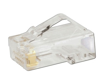 MP588-M, Panduit RJ45 Modular Plug: Panduit, 8 Position / 8 Conductor for Round, Solid or Stranded CAT5e Cable (MOQ: 1000; Increment of 1000)