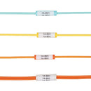 NWSLC-3Y, Panduit Cable Identification Sleeve: Panduit LabelCore, for 3mm Simplex Cable - Orange (MOQ: 100; Increment of 100)