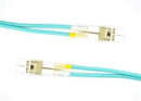 OM3 50/125 Multimode LC UPC to LC UPC Duplex PVC Fiber Optic Patch Cable