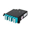 OR-M4LCQ24-50E Ortronics Fiber Cassette, M4, 6 Quad LC Ports (24 Fibers), Multi-Mode OM3/4(MOQ: 1)