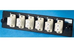Ortronics OR-OFP-LCD12MB 6 Duplex LC Ports (12 Fibers) Multi-Mode OM1 Coupler Panel