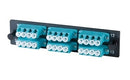 OR-OFP-LCQ24LC Ortronics Coupler Panel, 6 Quad LC Ports (24 Fibers), Multi-Mode OM3/4(MOQ: 1)
