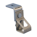Caddy / Erico 4TIB Thread Install Rod Hanger with Angle Bracket, PG, 1/4" Hole 1, Plain, 1/4" Hole 2, Threaded, Pack of 100