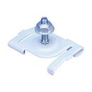 Caddy / Erico 4G8S7WH Twist Clip for Track Lighting, Painted, White, 15/16" T-Grid, 7/16" Screw Length, Pal Nut, Pack of 100