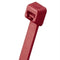 Panduit PLT2S-C2 Pan-Ty Cable Tie, 7.4 Inch, Standard, 100 Pk, Red
