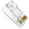 RJ-88S RJ45 Modular Plug: 8 Position / 8 Conductor for Round, Solid or Stranded CAT5e Cable