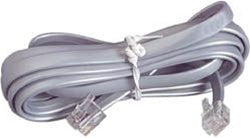 RJ11-25R Line Cord: 6 Position / 4 Conductor, Reversed - Voice Only, 25 Ft.
