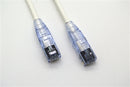 RJ86-MINI-16-WH MINI PATCH CABLE: CAT6 RJ45, 16 Ft. - White