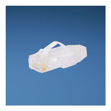 SP628-C, Panduit RJ45 Modular Plug: Panduit, 8 Position / 8 Conductor for Round, Solid or Stranded CAT6 Cable (MOQ: 100; Increment of 100)