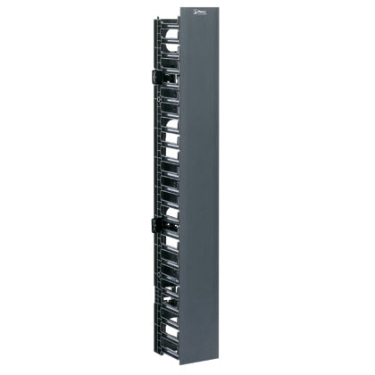 WMPVHCF45E, Panduit Wire Management: NetRunner, High Capacity, Front Only, 45U (MOQ: 1; Increment of 1)
