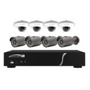 Speco ZIPL8BD2 8 Channel Zip Kit with 4 Bullets, 4 Domes, 2T HD