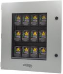 DTK-DF120S12 Ditek 120/240 Series Connected Surge Protector - 12 circuits - with Dry Contacts and Audible Alarm