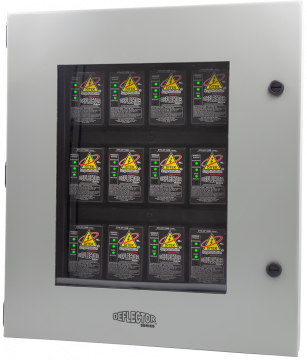 DTK-DF120S12 Ditek 120/240 Series Connected Surge Protector - 12 circuits - with Dry Contacts and Audible Alarm