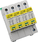 DTK-DR690P4N Ditek 400/690VAC 3 Phase WYE, 4W(+G), including N-G mode, DIN Rail SPD Type 1CA,  UL1449