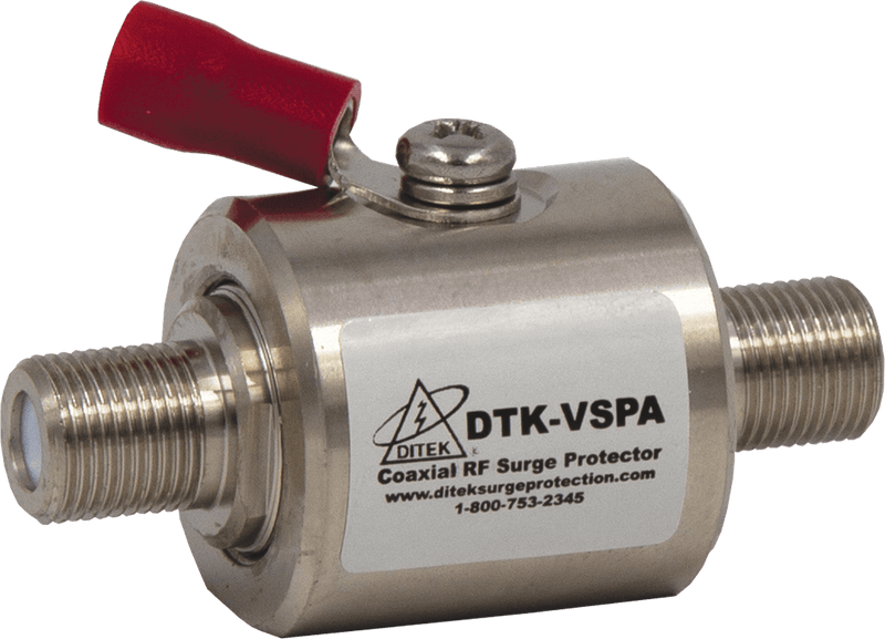 DTK-VSPA Ditek CATV Single Video Feed Protection - "F" Type Connector
