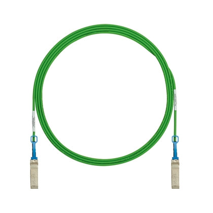 Panduit PSF1PXA2.5MGR SFP+ Cable Assembly: Panduit, Passive, 2-1/2 Meter - Green (MOQ: 1; Increment of 1)