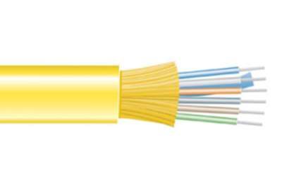 6 Fiber Distribution Fiber Optic Cable, Single-Mode OS2, Plenum, Armor ...