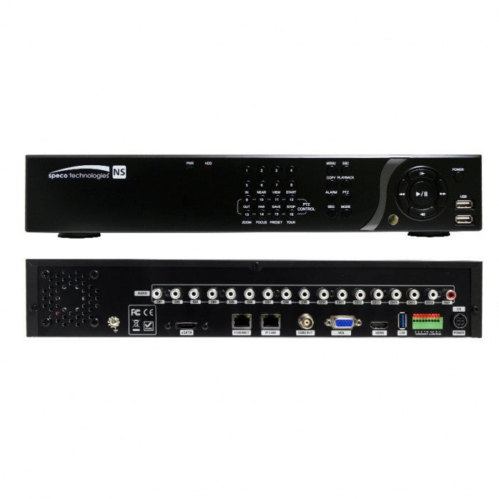 Speco N32NS3TB 32 Channel 4K Network Server - 3TB