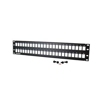 Ortronics SPKSU48 48 Port KeyStone Patch Panel TechChoice Modular Rack ...