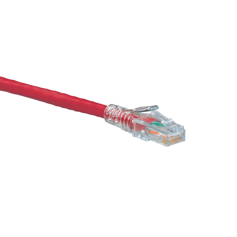 6D460-15R Patch Cable, Leviton eXtreme, CAT6, 15 Ft, Red