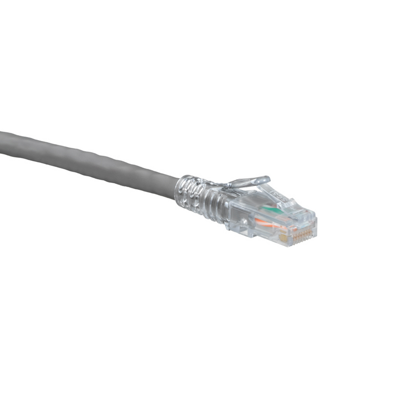 6D460-15S Patch Cable, Leviton eXtreme, CAT6, 15 Ft, Gray