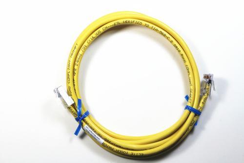 RJ86-01-YL Patch Cable: CAT6 RJ45, 1 Ft - Yellow